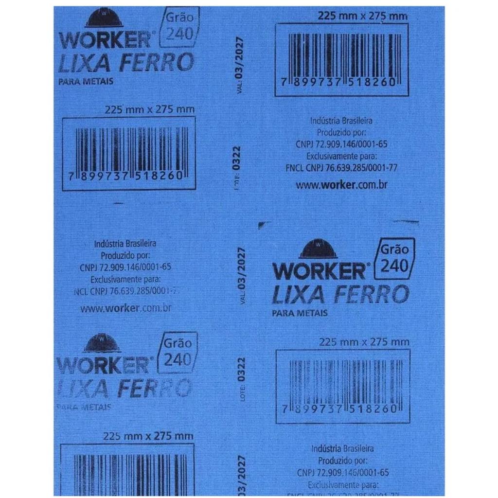 LIXA FERRO GR240 225X275 - WORKER