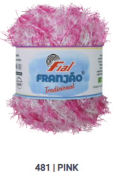 FRANJÃO TRADICIONAL 0,2 K Nº 6 481 branco/pink