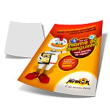 PANFLETO COUCHÊ 80G SEM VERNIZ 150X210MM - 4X0 - 300unid - PD819