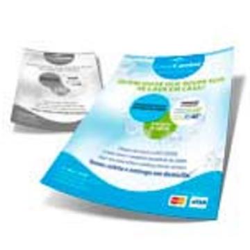 PANFLETO COUCHÊ 80G SEM VERNIZ 150X210MM - 4X1 - 200unid - PD817