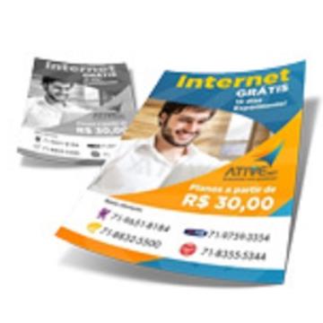 PANFLETO COUCHÊ 80G SEM VERNIZ 150X210MM - 4X1 - 2500unid - 8021A