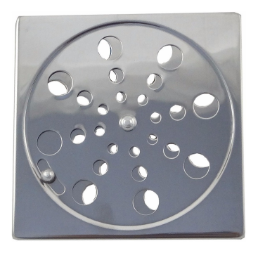 GRELHA AÇO INOX QUADRADA 100 MM