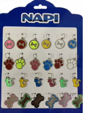 PINGENTE EM METAL SORTIDO PARA PET