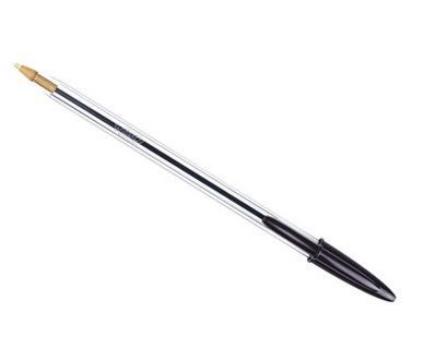 CANETA BIC CRISTAL PRETO 1.0 mm