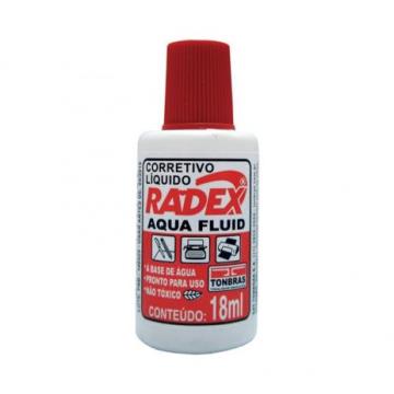 CORRETIVO LÍQUIDO RADEX A BASE DE ÁGUA 18ML