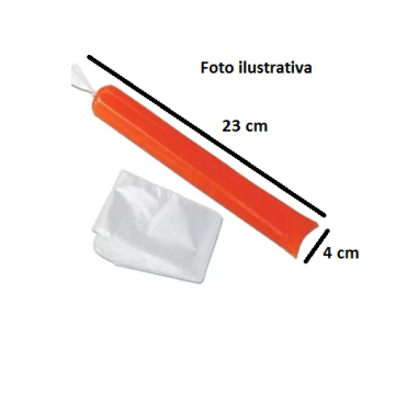 SACO PLASTICO PARA GELADINHO C/100