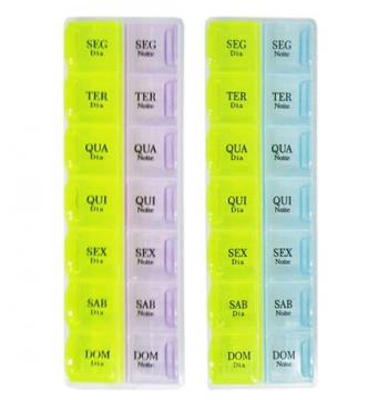 PORTA COMPRIMIDO SEMANAL DIA/NOITE