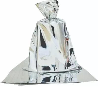 SACO PARA PRESENTE 50X70 PRATA