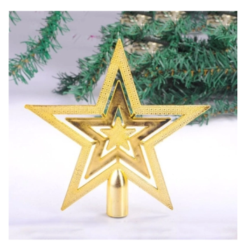 ENFEITE PONTEIRA DE ARVORE ESTRELA 14 X 14 CM