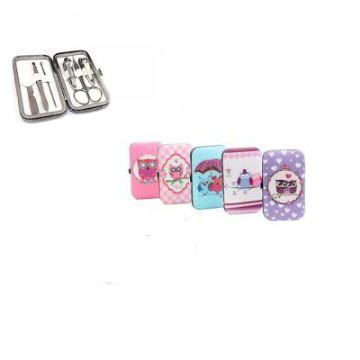 KIT MANICURE 7 PÇS CORUJINHAS