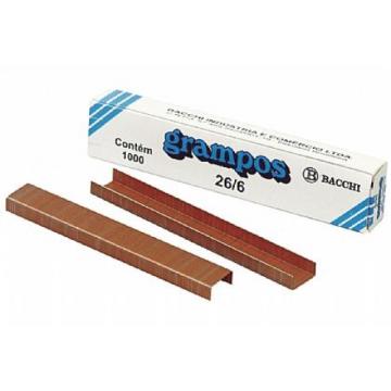 GRAMPO P/GRAMPEADOR 26/6 C/1000 COBREADO