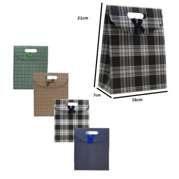 SACOLA PAPEL PEQUENA C/VELCRO