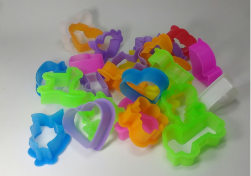 MOLDE PARA MASSINHA PLASTICO 25 PÇS