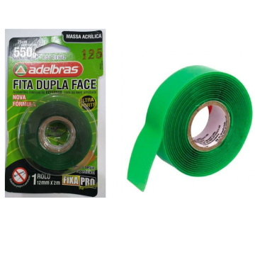 FITA DUPLA FACE 12X2 MT  ADELBRAS