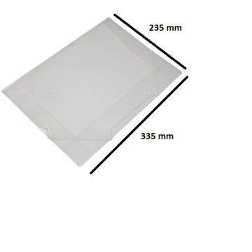 PASTA C/ ELASTICO OFICIO TRANSPARENTE