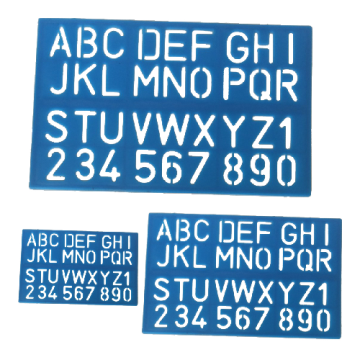 REGUA NORMOGRAFO KIT 3 PÇS