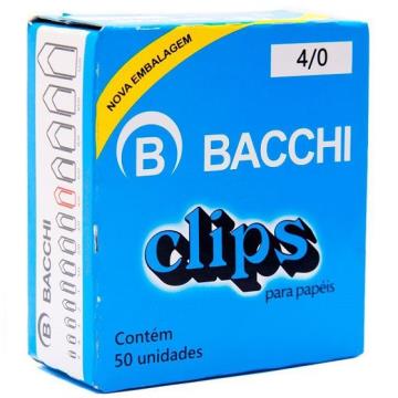 CLIPS P/PAPEIS BACCHI N 4 C/50