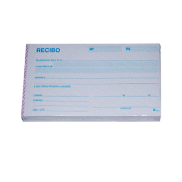 TALÃO RECIBO COMERCIAL SEM CANHOTO 50 FLS