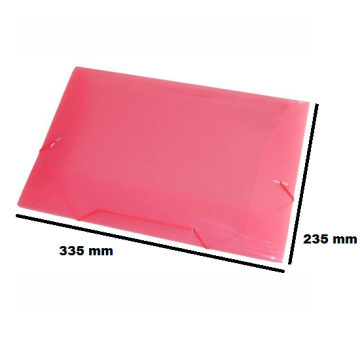 PASTA C/ ELASTICO OFICIO VERMELHA