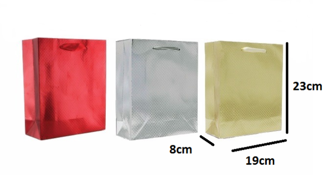 SACOLA PAPEL PEQUENA LAMINADA