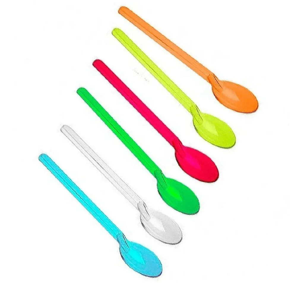 COLHER PARA CAFÉ DESCARTÁVEL SORTIDA 100 UNID