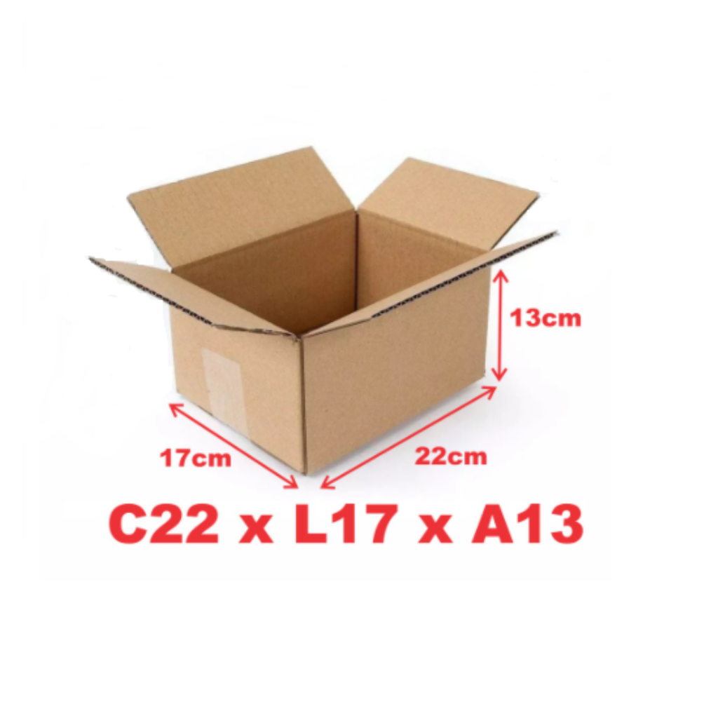 CAIXA DE PAPELÃO 22x17x13 PAC SEDEX