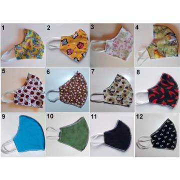A Máscara de proteção estampada - kit 05 unidades