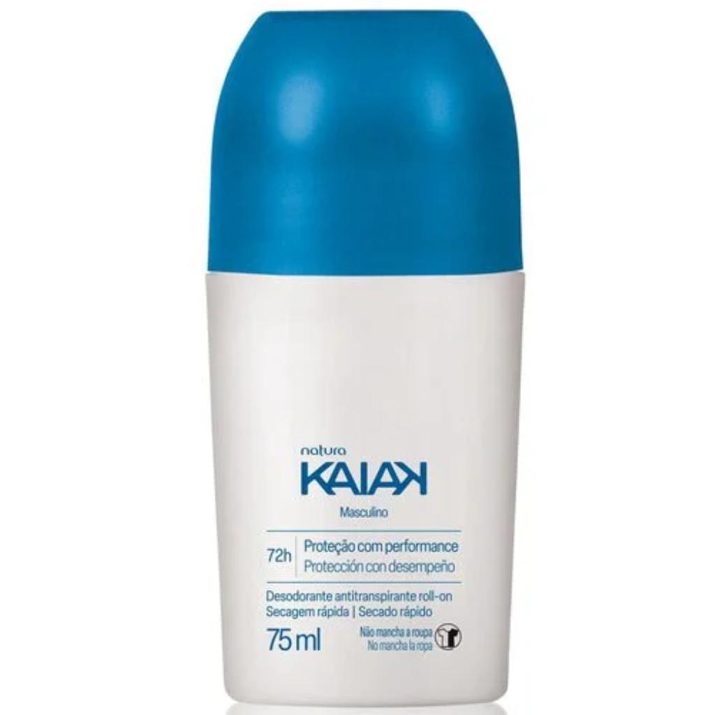 Natura Kaiak Masculino Desodorante Antitranspirante Roll-On 75 ml