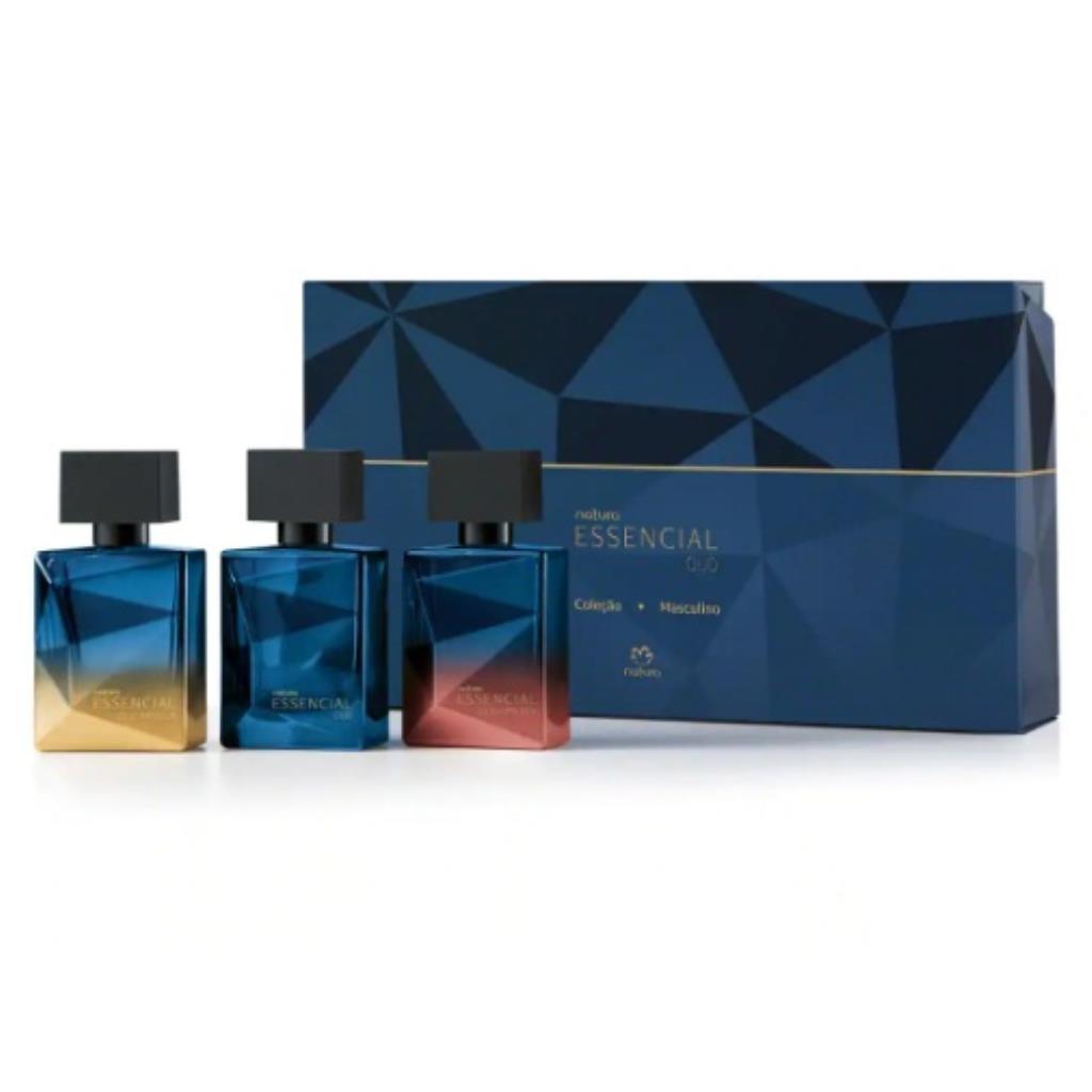 Natura - Essencial Oud Masculino - Coleção Miniaturas - 3 unidades de 25 ml cada