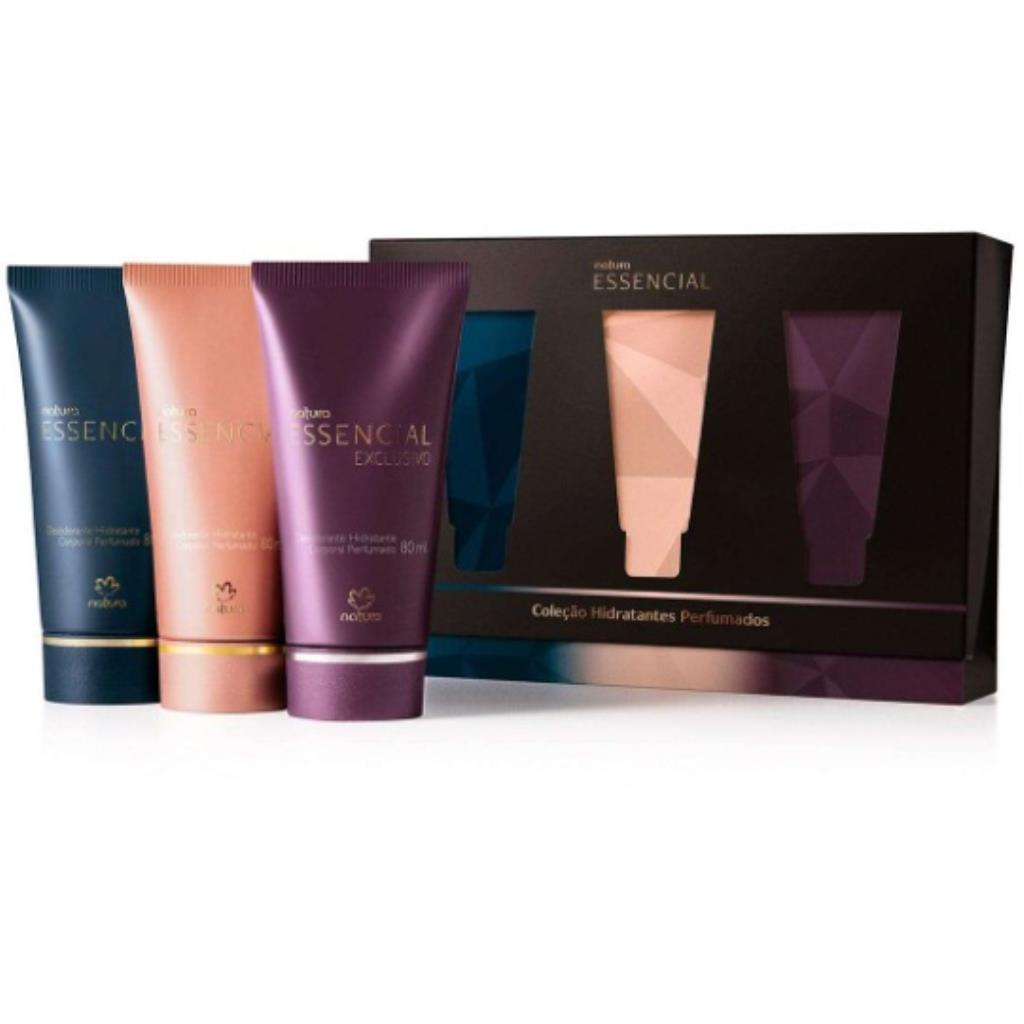 Natura Essencial Feminino Desodorante Hidratante Corporal Perfumado 3 x 80 ml