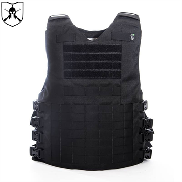 CAPA DE COLETE MODULAR PROTECTION X-FIVE FOX BOY PRETO - M