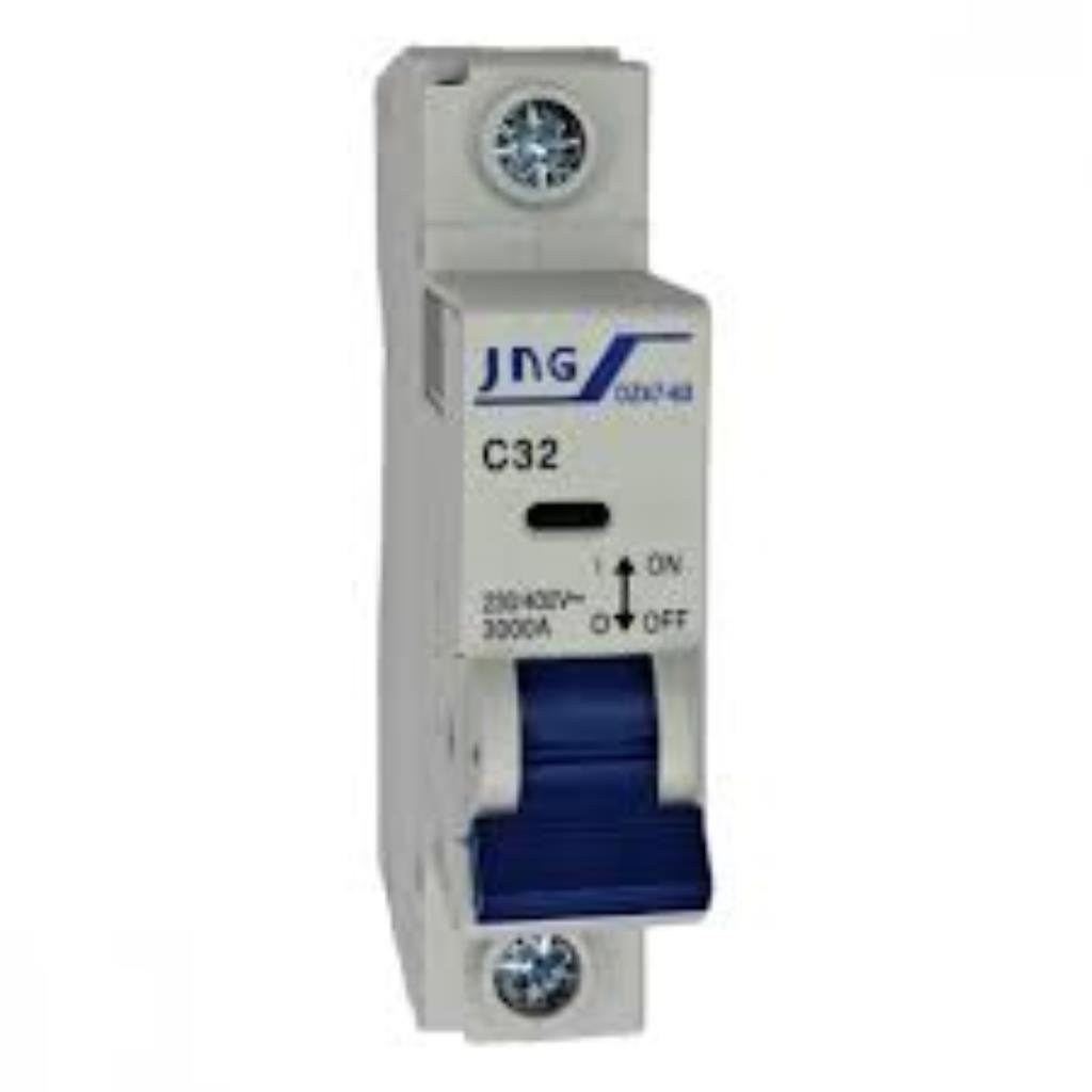 Disjuntor Unipolar 32A Branco Din Jng