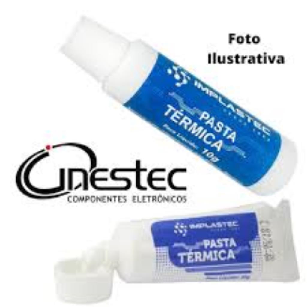 PASTA TERMICA SILICONE BISNAGA 10G IMPLASTEC= 1620