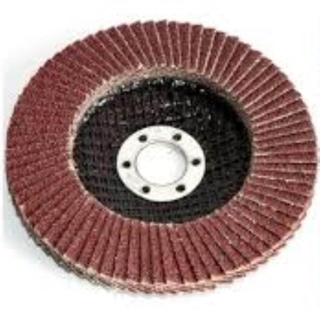 DISCO DE LIXAS TIPO FLAP 115MM PARA LIXADEIRAS, GRAO 120
