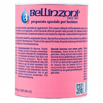 Pasta Para Polimento Preta Bellinzoni - 1,3Kg