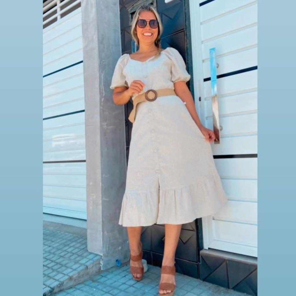 VESTIDO REF 3158 LINHO