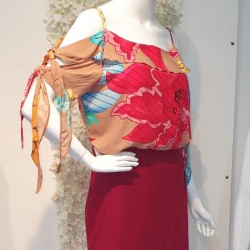 BLUSA REF 2264 ESTAMPADA EM VISCOSE