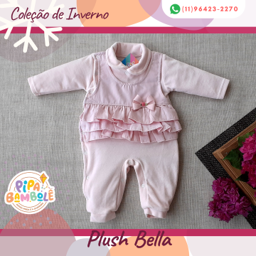 MACACÃO PLUSH FEM BELLA S/PÉ