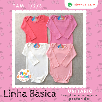 BODY SUEDINE FEM LISO UNITÁRIO - 1/2/3