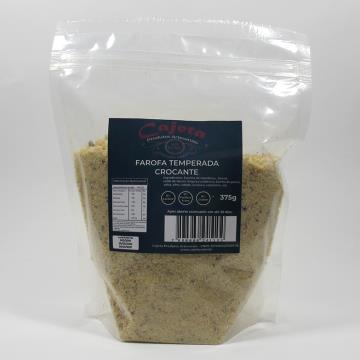 FARINHA DE MANDIOCA TEMPERADA CROCANTE 375G