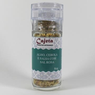 TEMPERO ALHO, CEBOLA, SALSA E SAL ROSA 80G