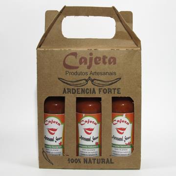CONJUNTO DE PIMENTAS FORTE 3 VIDROS 60ML