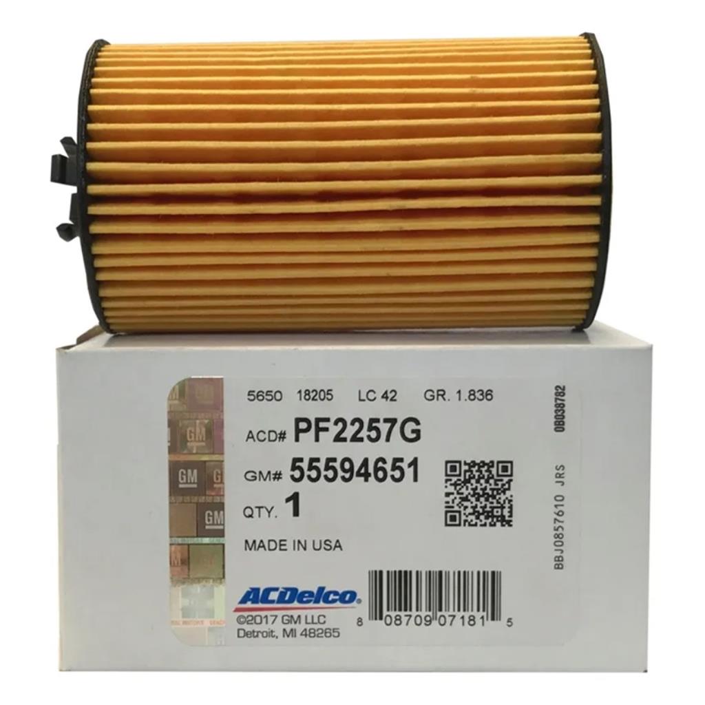 FILTRO OLEO CRUZE/SONIC/TRACKER 1.6/1.8 16V