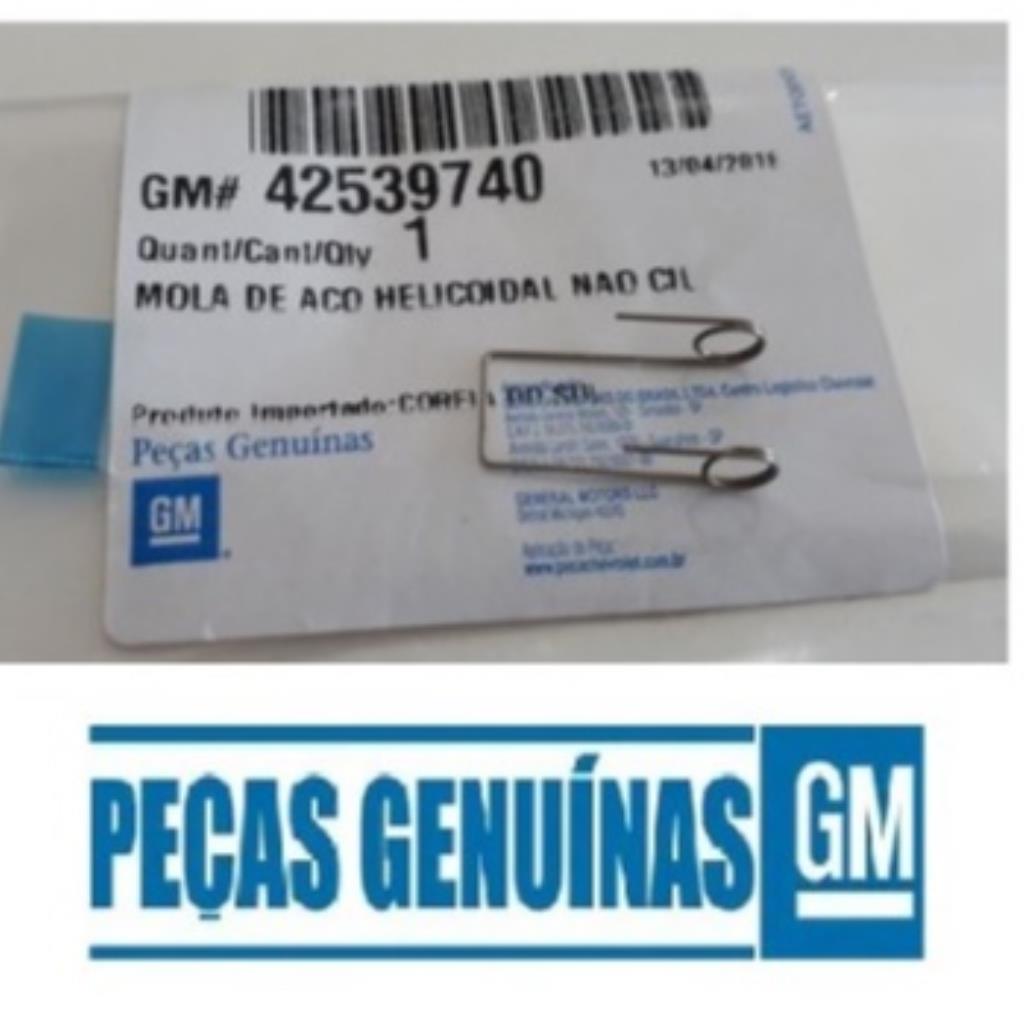 42539740 - MOLA DO BOTAO DA ALAVANCA CAMBIO AUTOMATICO SPIN/COBALT/ONIX/PRISMA