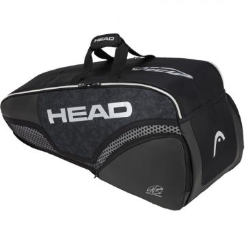Raqueteira Head Djokovic 6R Combi - Preta