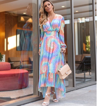 VESTIDO LONGO TIE DYE